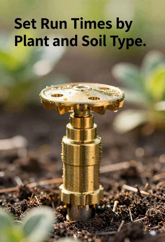 adjust runtimes by soil and plant