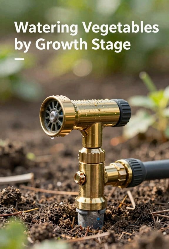 adjust watering by growth stage