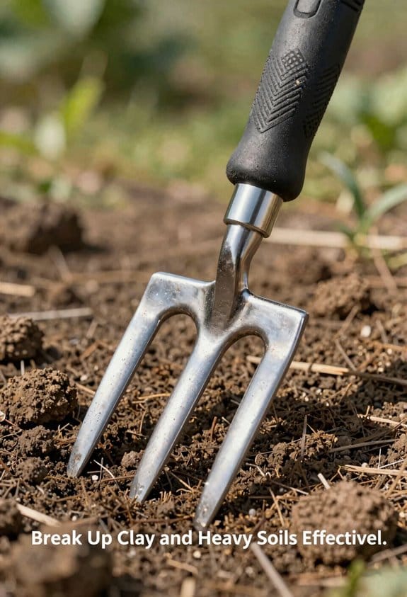 break up compacted clay soils
