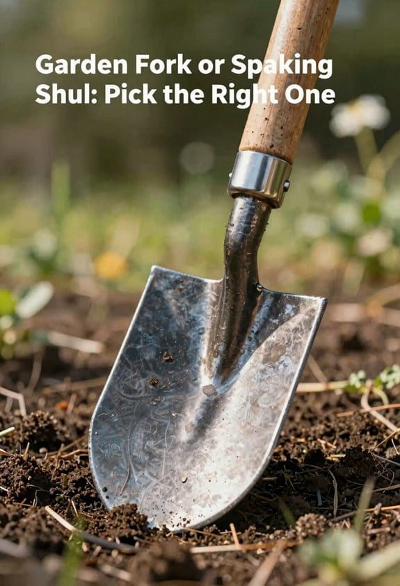 choose ergonomic fork or shovel