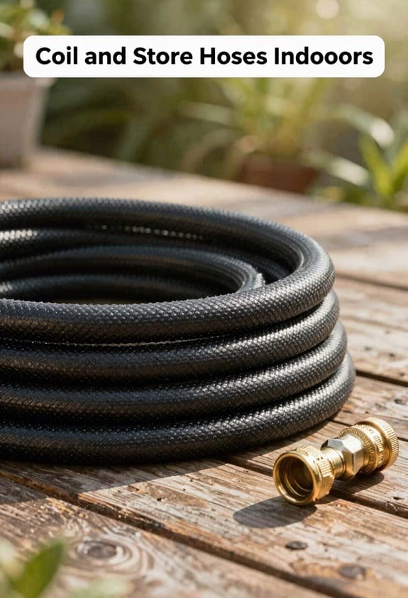coil hoses three foot diameter