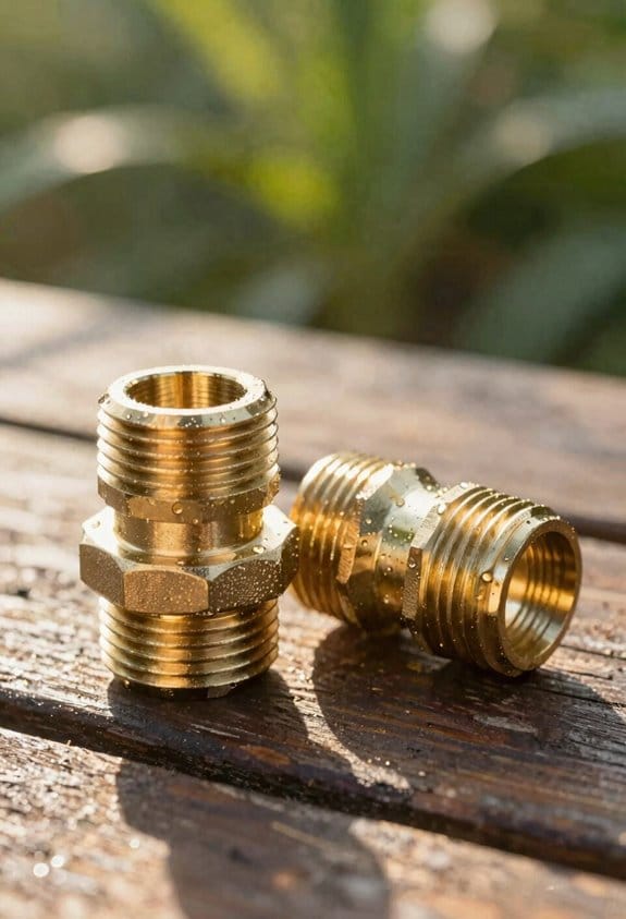 connect hoses from source outward