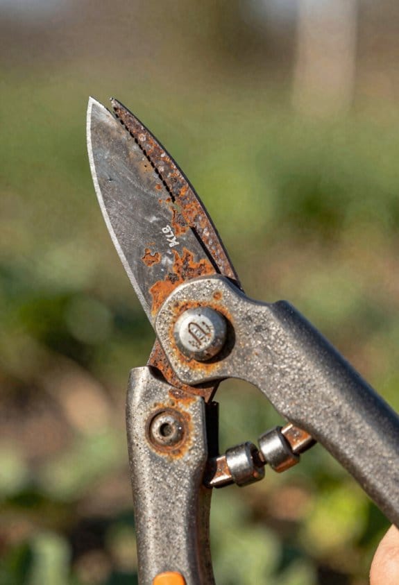corroded blades require replacement