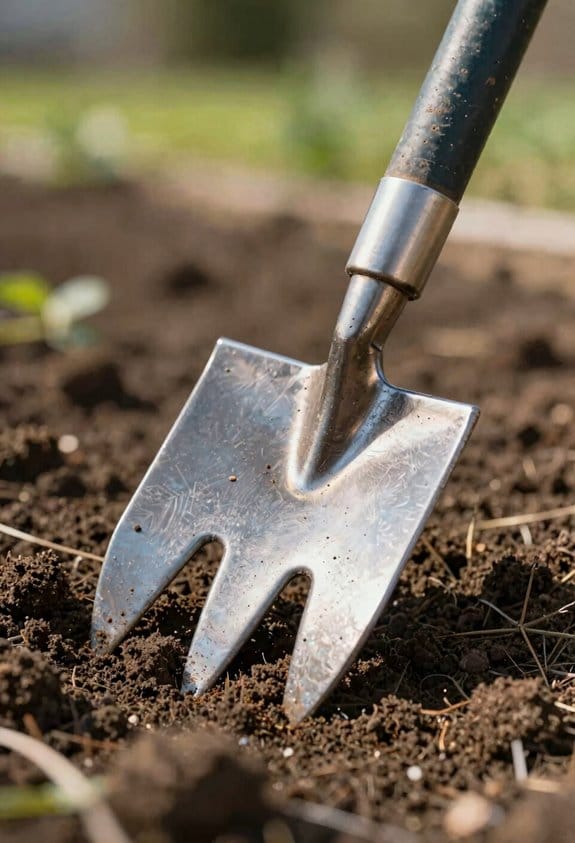 cultivator hoe improves drainage