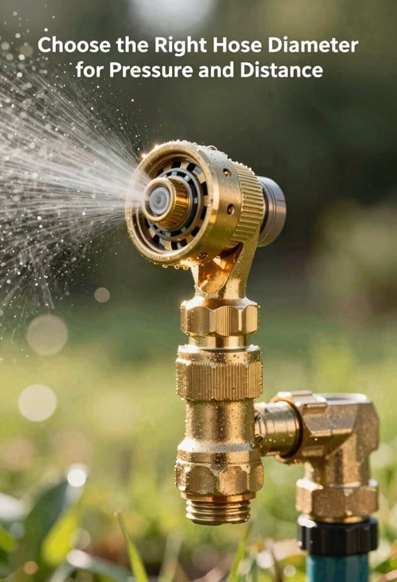 diameter affects flow and pressure