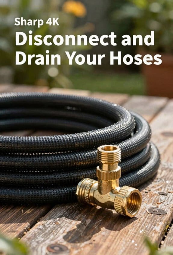 disconnect drain remove attachments