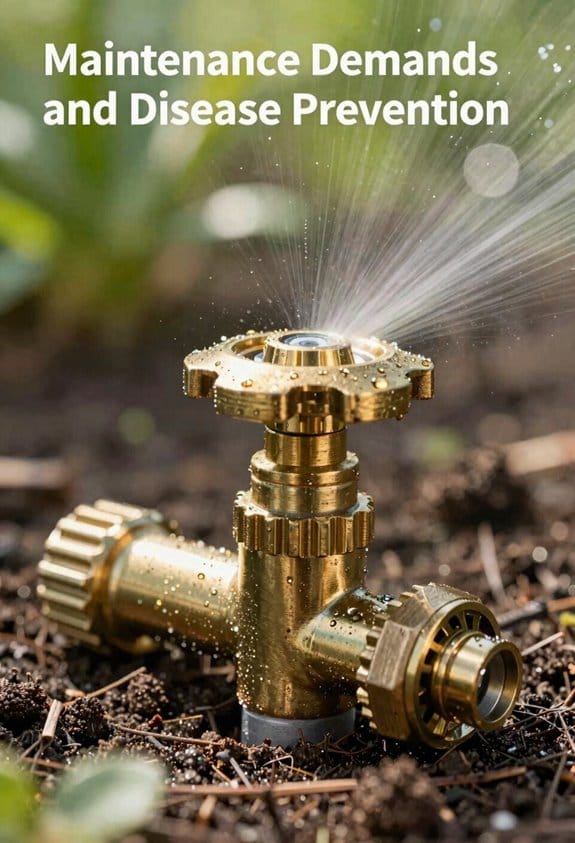 drip irrigation prevents fungal disease