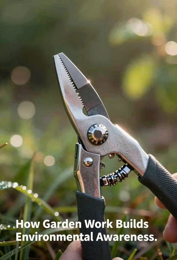 hands on ecological literacy through gardening