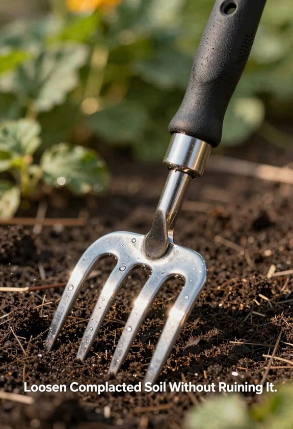 loosen soil without inversion