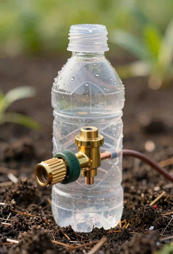 prepare bottle for drip irrigation