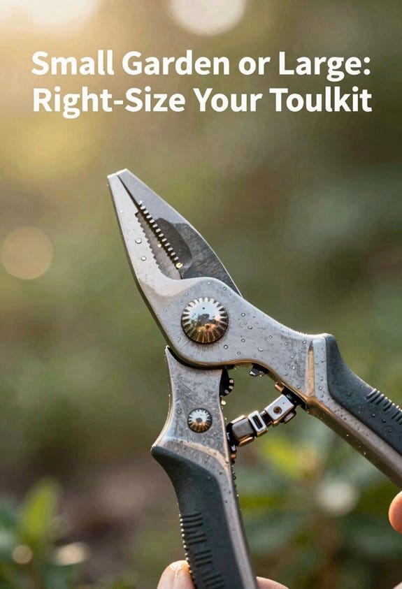 right size your gardening toolkit