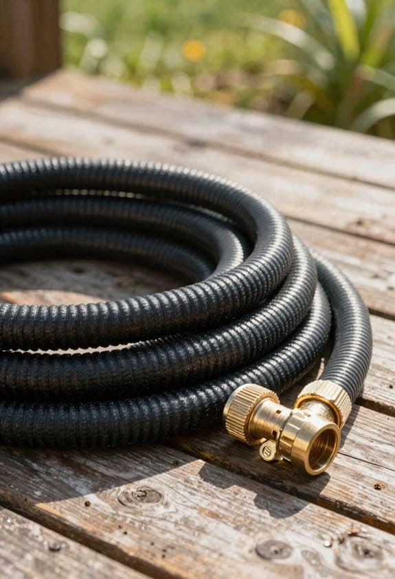 self collapsing expandable garden hose