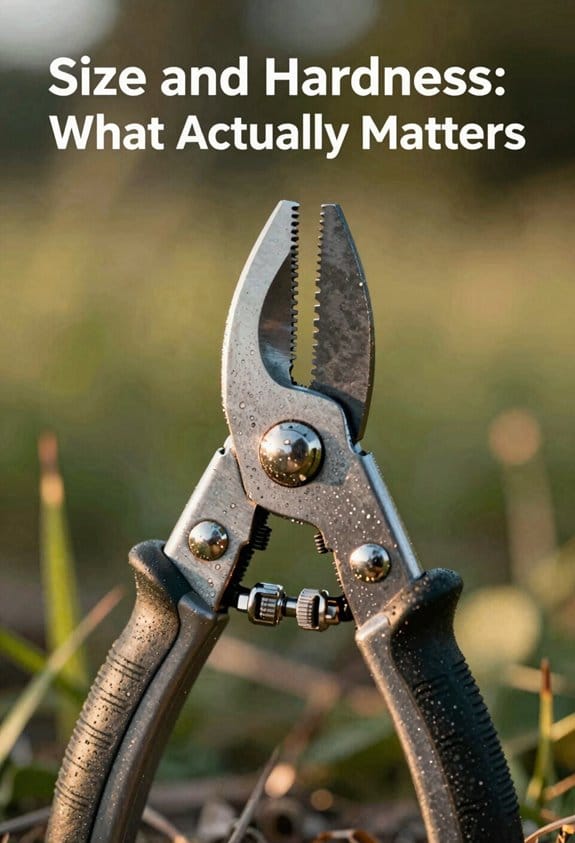 size hardness determine tool