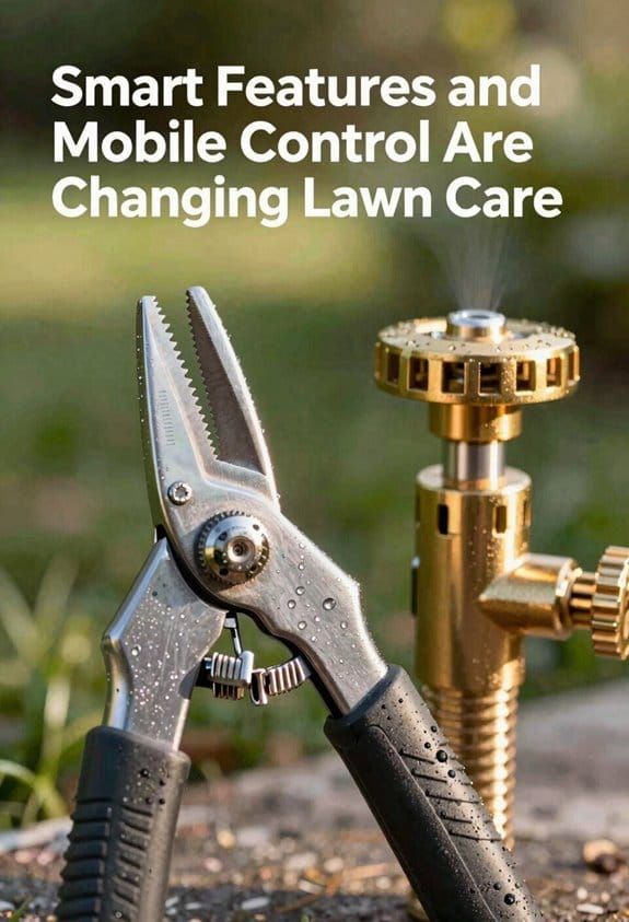 smart connected solar lawncare