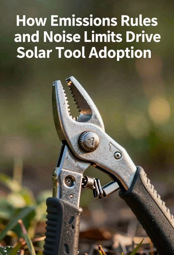 solar powered quiet lawn tools
