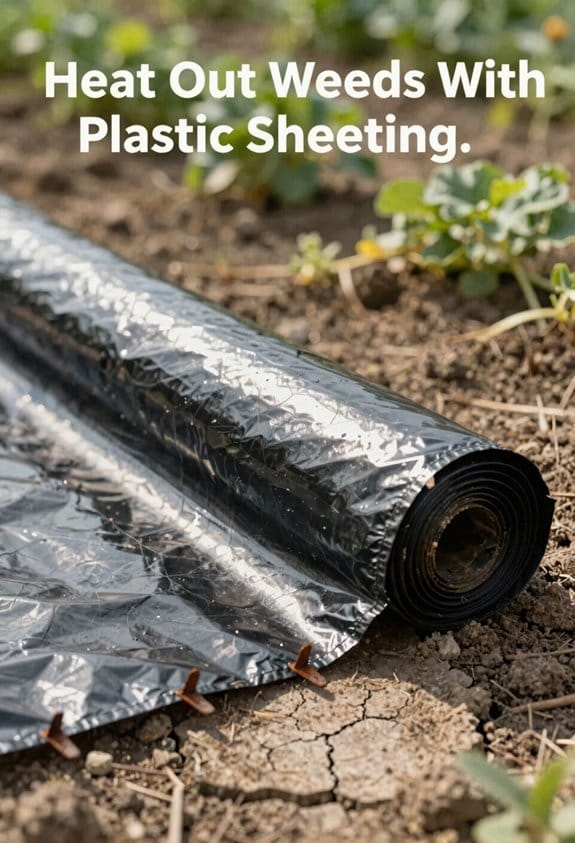 solarize soil with clear plastic