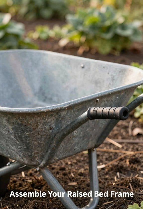 square secured raised bed