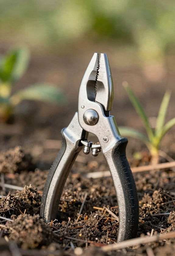 stainless steel sufficiently strong gardening