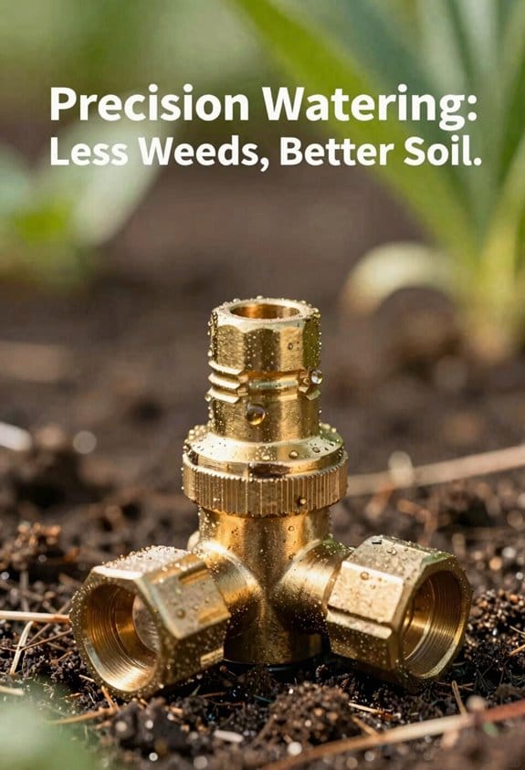 targeted drip irrigation reduces weeds