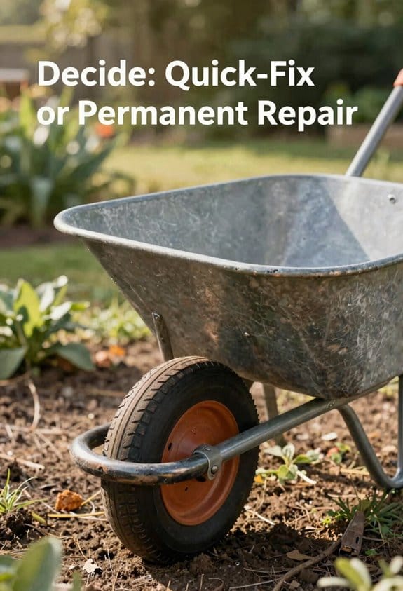 temporary fix versus permanent repair