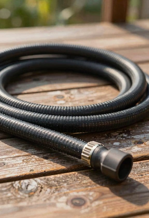 unroll hose straightly before use