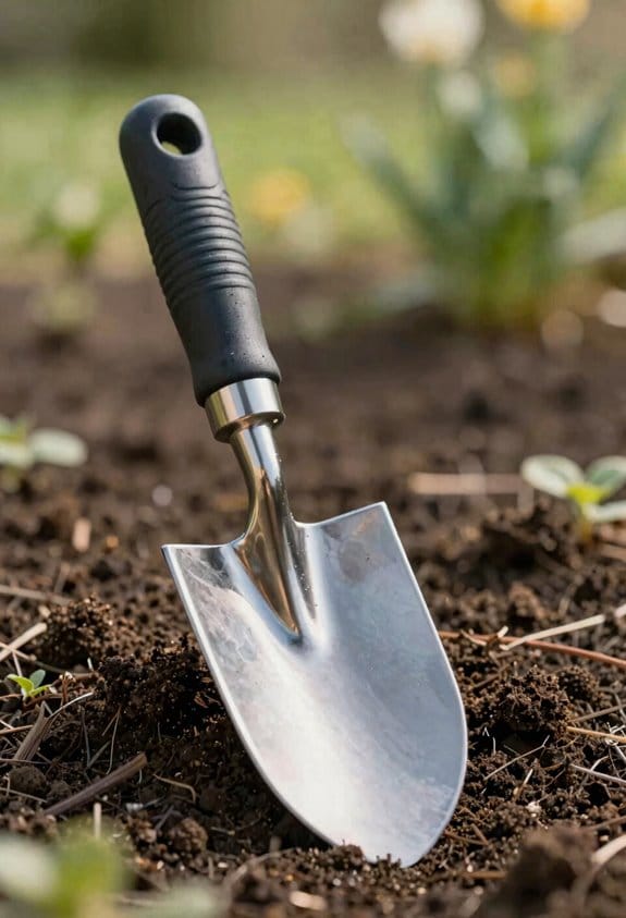 versatile ergonomic trowel for planting